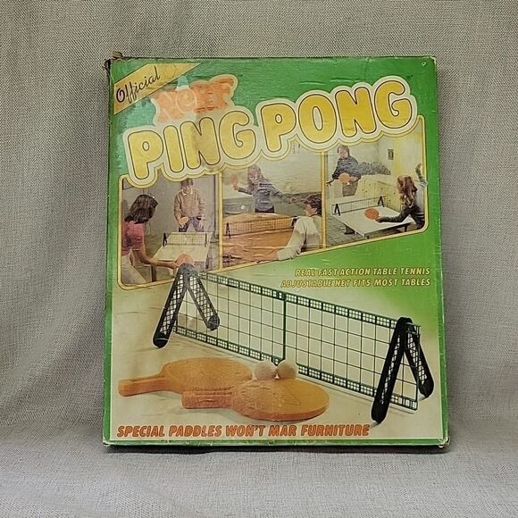 Vintage Nerf PING PONG Parker Brothers Brand Game Made in USA - Picture 1 of 12